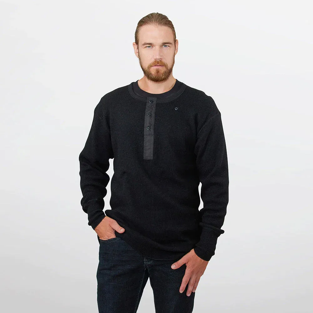 Stanfields Heritage Heavyweight Wool Henley